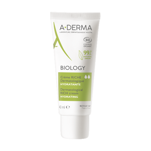 Купить A-derma biology крем для хрупкой кожи насыщенный увлажняющий дерматологический 40 мл цена