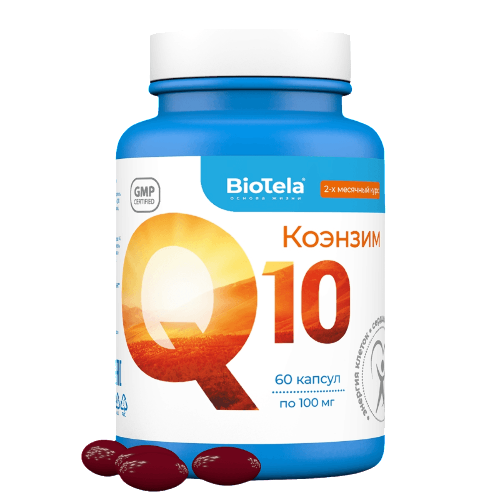 Купить Biotela коэнзим q10 60 шт. капсулы массой 790 мг цена