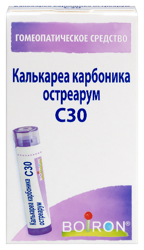 КАЛЬКАРЕА КАРБОНИКА ОСТРЕАРУМ С30 ГОМЕОПАТ МОНОКОМП ПРЕПАРАТ ЖИВОТН ПРОИСХОЖД