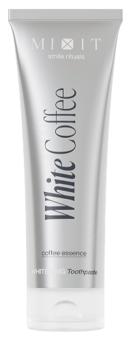 Mixit зубная паста-корректор с кофейной эссенцией отбеливающая white coffee 75 гр