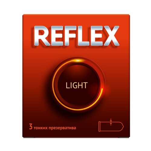 ПРЕЗЕРВАТИВЫ ИЗ НАТУРАЛЬНОГО ЛАТЕКСА REFLEX LIGHT