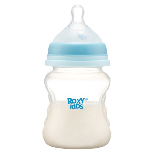 Roxy-kids бутылочка для кормления с широким горлом силиконовая соска размер m 3+ 160 мл