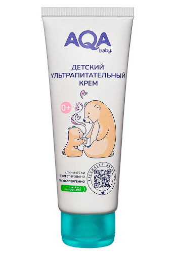 Aqa baby крем ультрапитательный детский 75 мл