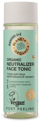 Купить Planeta organica skin super food тоник для лица нейтрализатор пилинга 200 мл цена