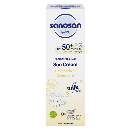 Sanosan baby крем солнцезащитный для детей spf 50+ 75 мл