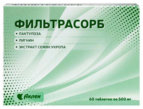 Купить Фильтрасорб 60 шт. таблетки массой 500 мг цена