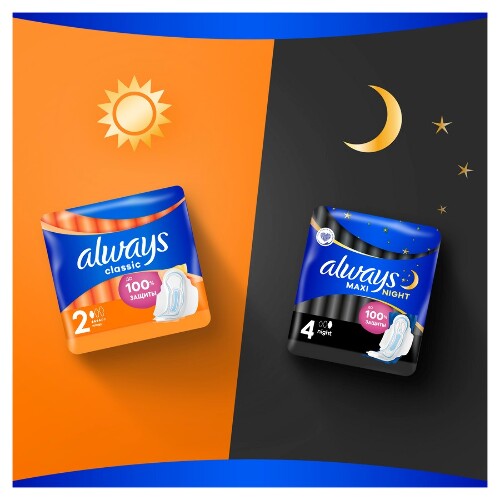 Always прокладки maxi secure night extra 7 шт.