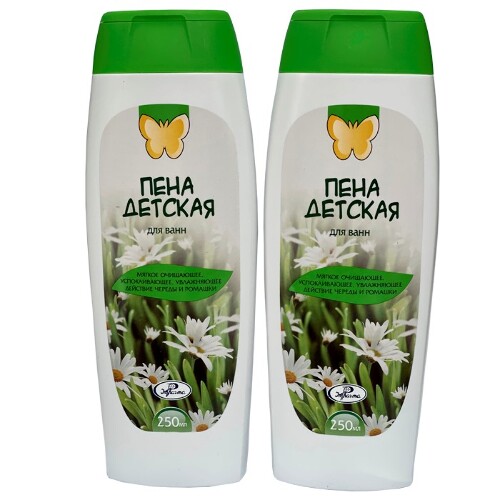 Детский набор «Инфарма»: пена детская для ванн - 2 уп. со скидкой 10%