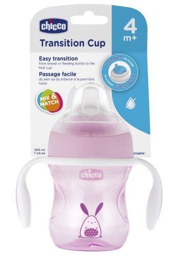 Купить Chicco transition cup поильник 4+ 200 мл/розовый цена
