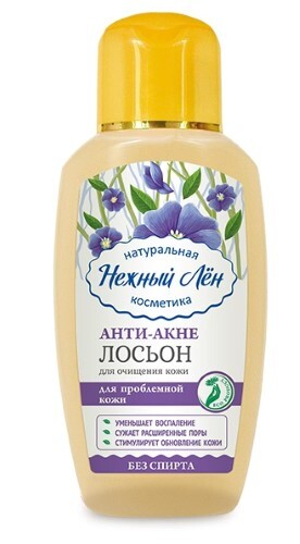 Купить НЕЖНЫЙ ЛЕН ЛОСЬОН ДЛЯ ОЧИЩЕНИЯ КОЖИ АНТИ-АКНЕ ДЛЯ ПРОБЛЕМНОЙ КОЖИ 150МЛ цена