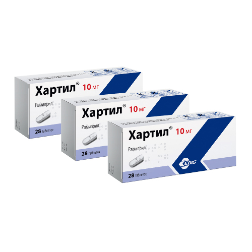 Набор из трех упаковок ХАРТИЛ 0,01 N28 ТАБЛ