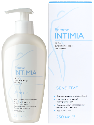 Купить Femme intimia гель для интимной гигиены sensitive 250 мл цена