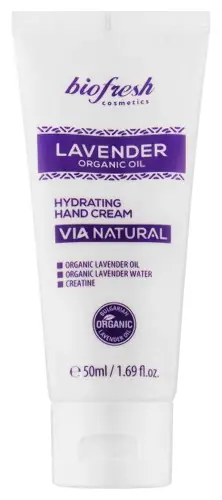 Biofresh lavender organic oil крем для рук увлажняющий 50 мл