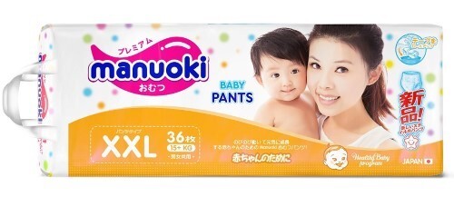 Купить Manuoki трусики-подгузники детские размер xxl15+кг 36 шт. цена