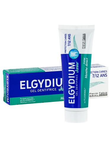 Купить Эльгидиум зубная паста-гель для взрослых и детей tooth decay protection junior mild mint flavoir 50 мл цена