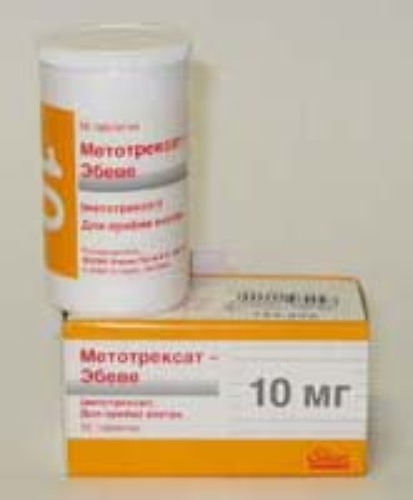 Метотрексат-эбеве 10 мг 50 шт. таблетки
