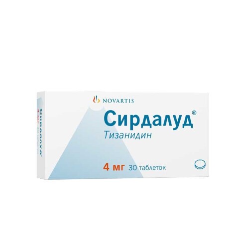 Купить Сирдалуд 4 мг 30 шт. таблетки цена