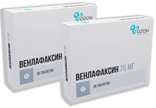 Набор из 2х упаковок Венлафаксин таб. 75мг №30 со скидкой!