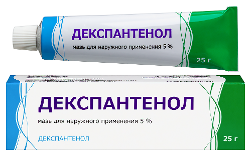 Декспантенол 5% туба мазь для наружного применения 25 гр