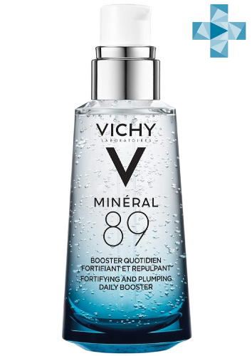 Купить Vichy Mineral 89 Увлажняющая гель-сыворотка для кожи лица, подверженной агрессивным внешним воздействиям, с гиалуроновой кислотой, 50 мл цена