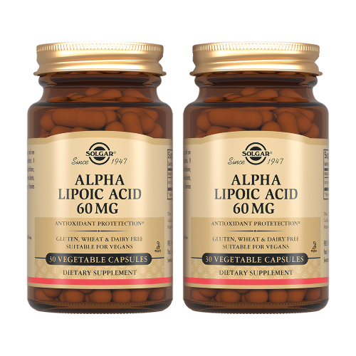 Набор Solgar Альфа-липоевая кислота 60мг №30 капс из 2 уп со скидкой