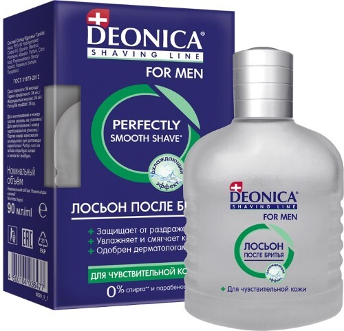 Купить Deonica for men лосьон после бритья для чувствительной кожи 90 мл цена