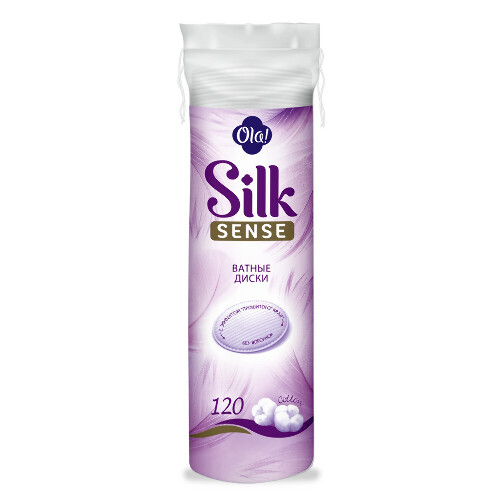 Ola silk sense ватные диски 120 шт.