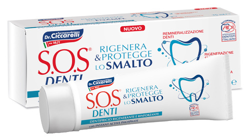 Sos denti зубная паста восстановление и защита эмали 75 мл