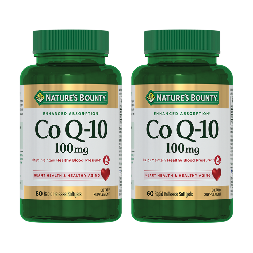 Набор Natures bounty коэнзим q10 100мг №60 капс из 2 уп со скидкой