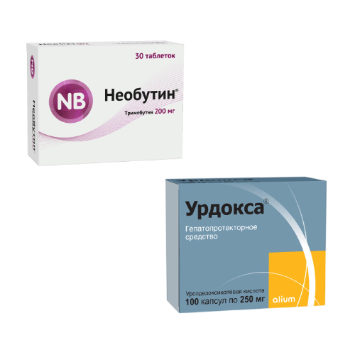 Набор Урдокса 0,25 N100 капс + Необутин 200 мг 30 шт.