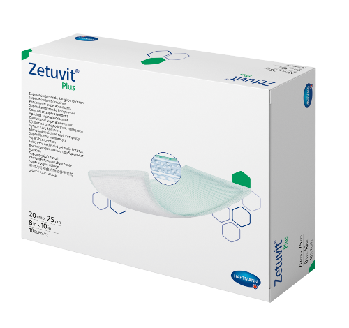 ПОВЯЗКА СУПЕРАБСОРБИРУЮЩАЯ СТЕРИЛЬНАЯ ZETUVIT PLUS