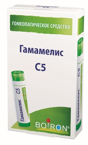 Гамамелис с5 гомеопатический монокомпонентный препарат растительного происхождения 4 гр гранулы гомеопатические