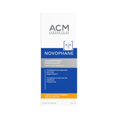 Acm novophane шампунь для тонких и ослабленных волос энергетический 200 мл
