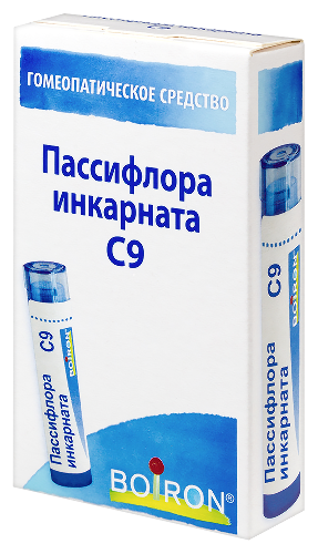 ПАССИФЛОРА ИНКАРНАТА С9 ГОМЕОПАТ МОНОКОМП ПРЕПАРАТ РАСТИТ ПРОИСХОЖД