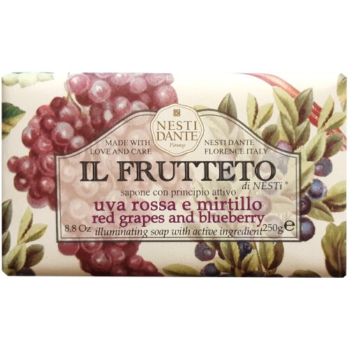 Купить Nesti dante il frutteto мыло красный виноград и голубика 250 гр цена