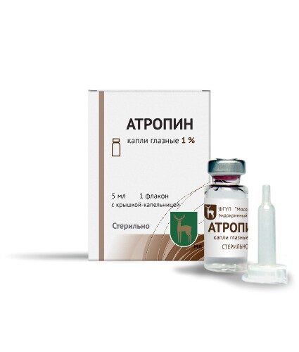 Купить АТРОПИН 0,01/МЛ 5МЛ ФЛАК КАПЛИ ГЛАЗНЫЕ КРЫШ/КАП цена