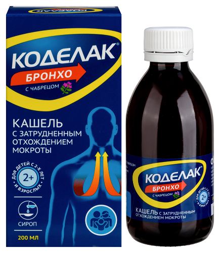 Коделак бронхо с чабрецом сироп 200 мл