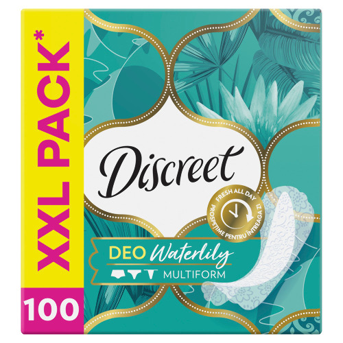 Купить Discreet deo multiform водяная лилия ежедневные гигиенические прокладки 100 шт. цена