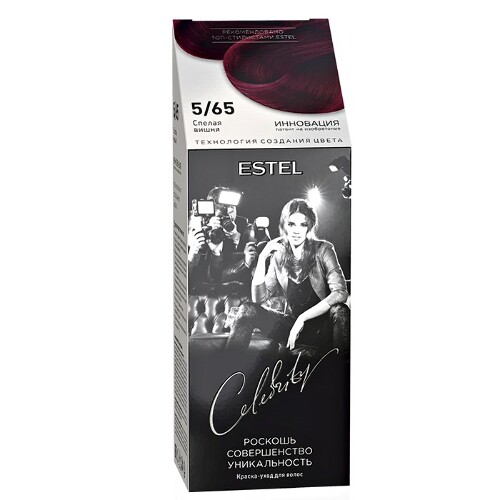 Купить Estel celebrity краска-уход для волос тон 5/65 спелая вишня цена