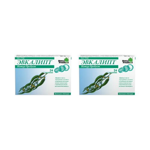 Набор из 2-х упаковок Эвкалипт Пастилки 24 по специальной цене