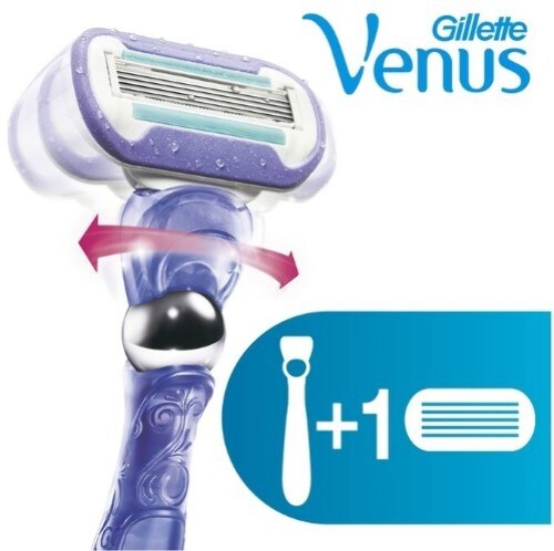 Gillette venus swirl бритва со сменной кассетой 1 шт.