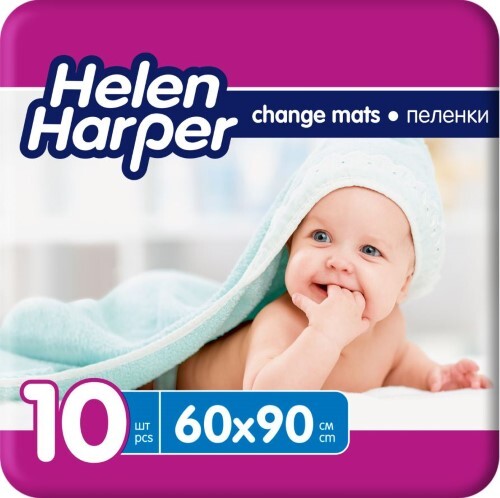 Купить Helen harper baby пеленки впитывающие детские 60х90 см 10 шт. цена