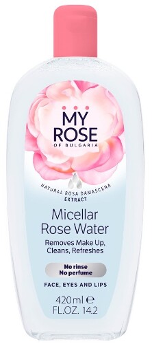 Купить My rose of bulgaria мицеллярная розовая вода micellar rose water 420 мл цена