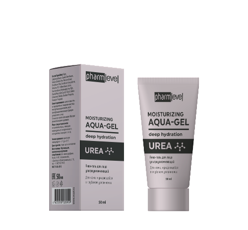 Купить PHARMLEVEL UREA АКВА-ГЕЛЬ ДЛЯ ЛИЦА УЛЬТРАУВЛАЖНЯЮЩИЙ 50МЛ цена