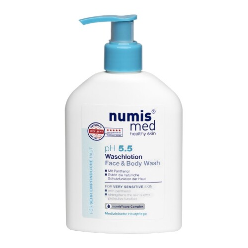 Купить Numis med средство моющее для лица и тела сенситив рн 5,5 200 мл цена