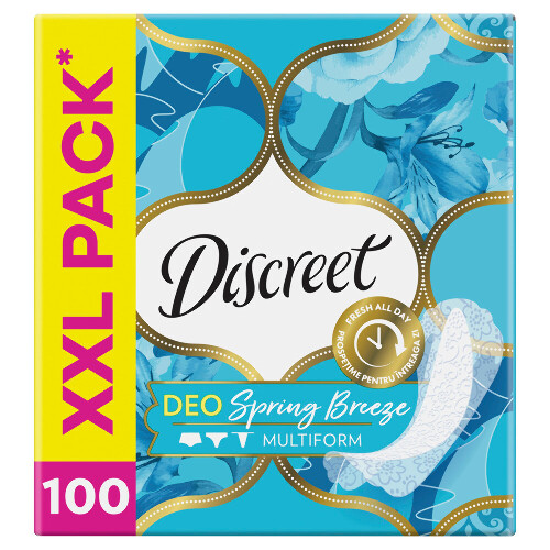 DISCREET DEO MULTIFORM ВЕСЕННИЙ БРИЗ ЕЖЕДНЕВНЫЕ ГИГИЕНИЧЕСКИЕ ПРОКЛАДКИ