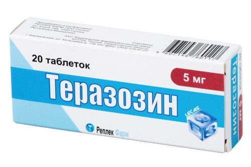 Теразозин 5 мг 20 шт. таблетки