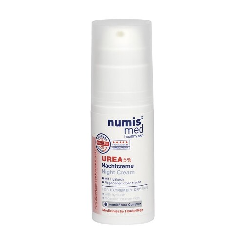 Numis med крем ночной для лица с 5% мочевиной и гиалуроновой кислотой для очень сухой кожи увлажняющий 50 мл