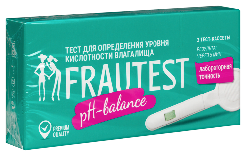 Тест для определения уровня кислотности влагалища frautest ph-balance