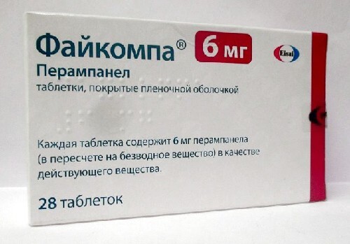 Файкомпа 6 мг 28 шт. таблетки, покрытые пленочной оболочкой